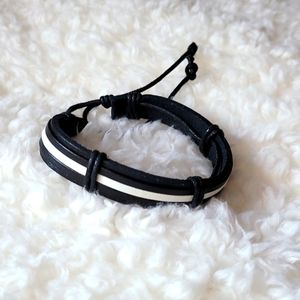 NEW - Handmade Leather Bracelet Cuff
